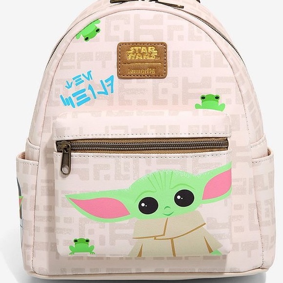 Loungefly Disney Star Wars Baby Yoda Mini Backpack - Picture 9 of 11